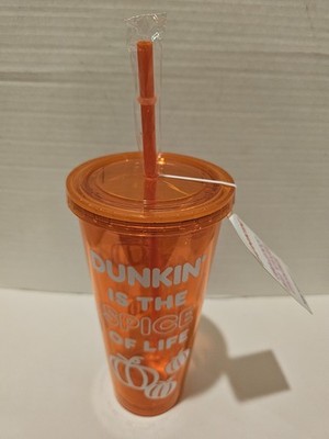 Dunkin  Halloween 24 Oz Tumbler Glow In The Dark  Dunkin Is The Spice Of Life ..