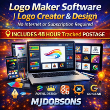 Logo Maker Software DVD Logo Creator Design No Internet or Subscription