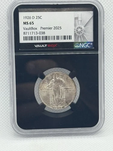 1926 D 25C MS65 - VAULTBOX NGC