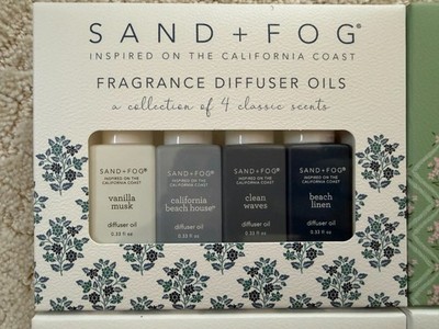 SAND + FOG Fragrance Diffuser Oils CHOOSE 4 PACK Marshmallow Skies Vanilla - NEW