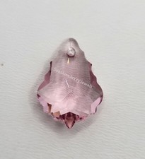 Swarovski Crystal Light Rose Baroque 6090 Pendant: 16mm or 22mm