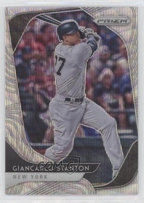 2020 Panini Prizm Tier II Blue Wave Prizm 27/60 Giancarlo Stanton #164 0m0g
