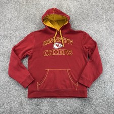 Kansas City Chiefs Hoodie Sweatshirt Adult Large Cotton Blend Pullover NFL Mens