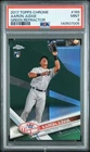 AARON JUDGE 2017 Topps Chrome GREEN REFRACTOR #169 PSA 9 MINT RC