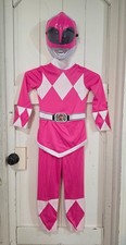 Mighty Morphin Power Rangers Pink Deluxe for Girls, Size Small 4-6