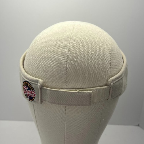 Retro Indiana Fever WNBA Bronceado Visera Sombrero Ajustable Correa Firmada - Imagen 3 de 6
