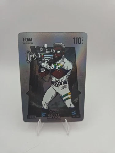 2026 BoBA Battle Arena Silver Steel Battlefoil SP SBF-100 J-Cam Junior Caminero