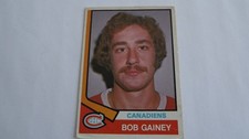 BOB GAINEY 1974-75 O-PEE-CHEE #388 ROOKIE CARD. rookie card picture