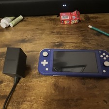 Nintendo Switch Lite Blue White Handheld Console with Charger Headphone Jack