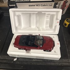Kyosho 1/18 BMW M3 Cabriolet open red Crack On Windshield 