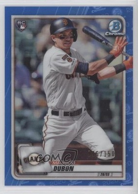 2020 Bowman Chrome Blue Refractor 46/150 Mauricio Dubon #38 Rookie RC 0c6