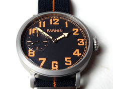 Parnis mit Handaufzugswerk,mit kleiner Sekunde,5 ATM(Artikel Nr.1323)