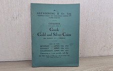 SUBASTA BRILLANTE GATO, MONEDAS GRIEGAS DE ORO Y PLATA, PROPIEDAD DE NOBLEMAN, 1955