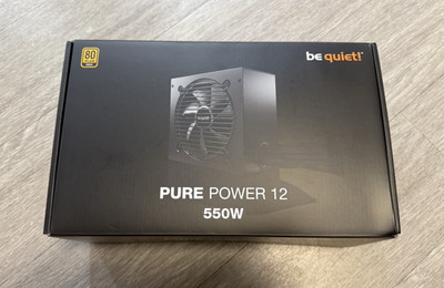 be quiet! Pure Power 12 550W ATX PC-Netzteil 80 PLUS Gold Neuwertig OVP+Rechnung
