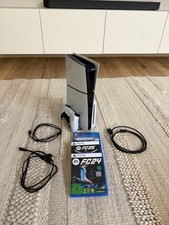 Sony PlayStation 5 Slim Disc Edition - Weiß, 1 Controller, 3 Spiele