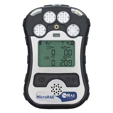 Honeywell M031-3111-200 Microrae Multi-Gas Detector, Ip67, Audible, Vibrating,