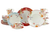 Creatable 22498 Serie Crimson Geschirrset Kombiservice 16 Teilig 4 Personen