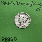 1941-S Mercury Dime 10c XF EF Extremely Fine 90% Silver US Coin Collectible