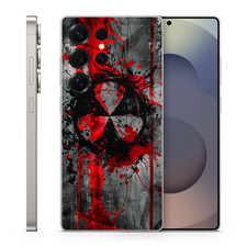 Vinyl Wrap Skin with Radioactive Design, Compatible with Samsung Galaxy