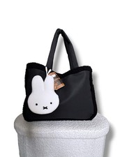 Miffy Shopper Tasche Damen Schwarz Teddybesat...