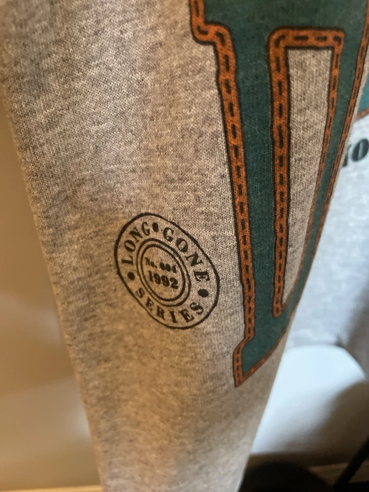 *SIN ETIQUETA*Mami Dolphins Vintage 1992 Campeones del Mundo Camiseta Larga Atrás quedó Grande Foto 4 de 4