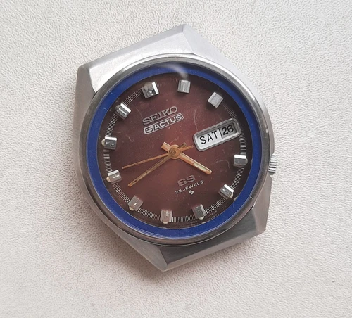 SEIKO 5 ACTUS SS 25 Jewels Vintage Watch 6106-7690