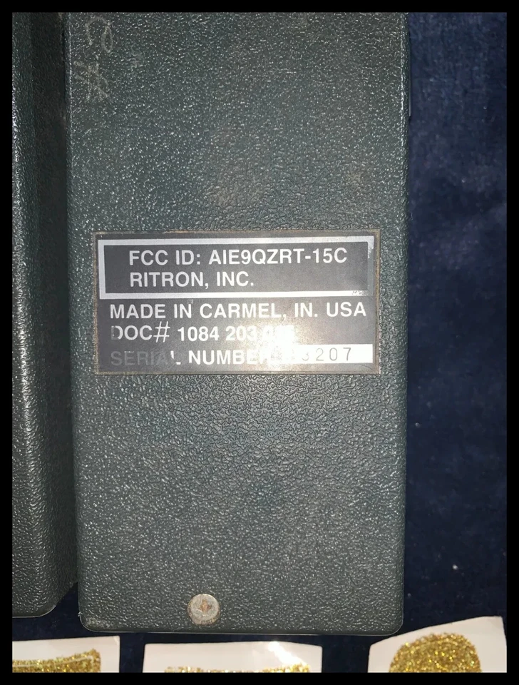 Pair Ritron Jobcom JBC‑100 USA Portable Walkie Talkies – Untested, No Antennas - Image 4 of 4