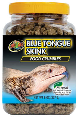 Zoo Med Blue Tongue Skink Crumble Food 8 oz.