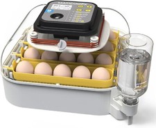 MATICOOPX 20 Egg Incubator w/ Humidity Display Candler Automatic Turner Hatching