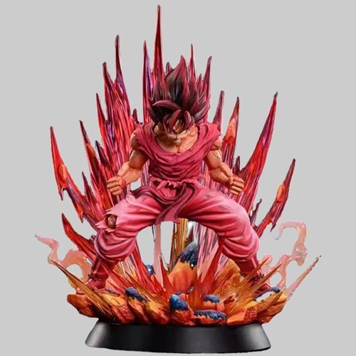 Dragon Ball Son Goku Super Saiyan God Figur - 38 cm, Kaiouken Edition - Bild 8 von 12