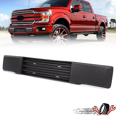 For 2015 2016 2017 Ford F150 Front Bumper Cover Lower Grille Trim Panel Black