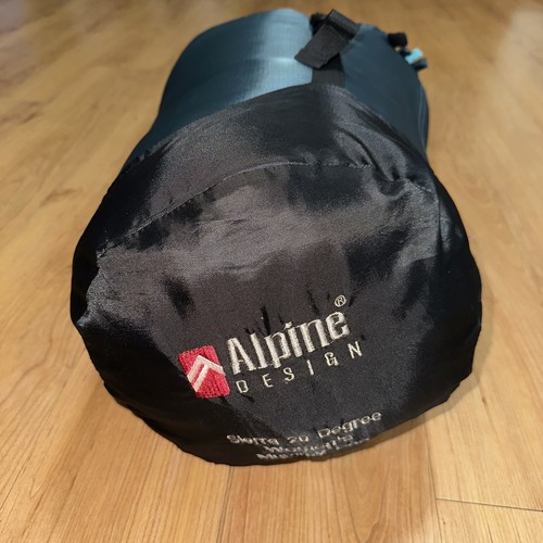 Alpine Design Sierra 20 Degree Women RH Zip Mummy Sleeping Bag Green Color Warm - Picture 13 of 16