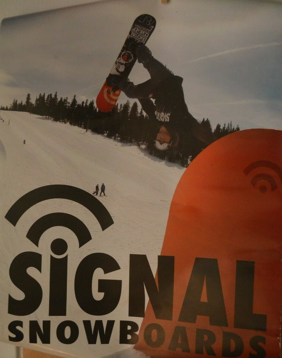 Yusaku Horii Signal Snowboards Poster (Photo By George Crosland)