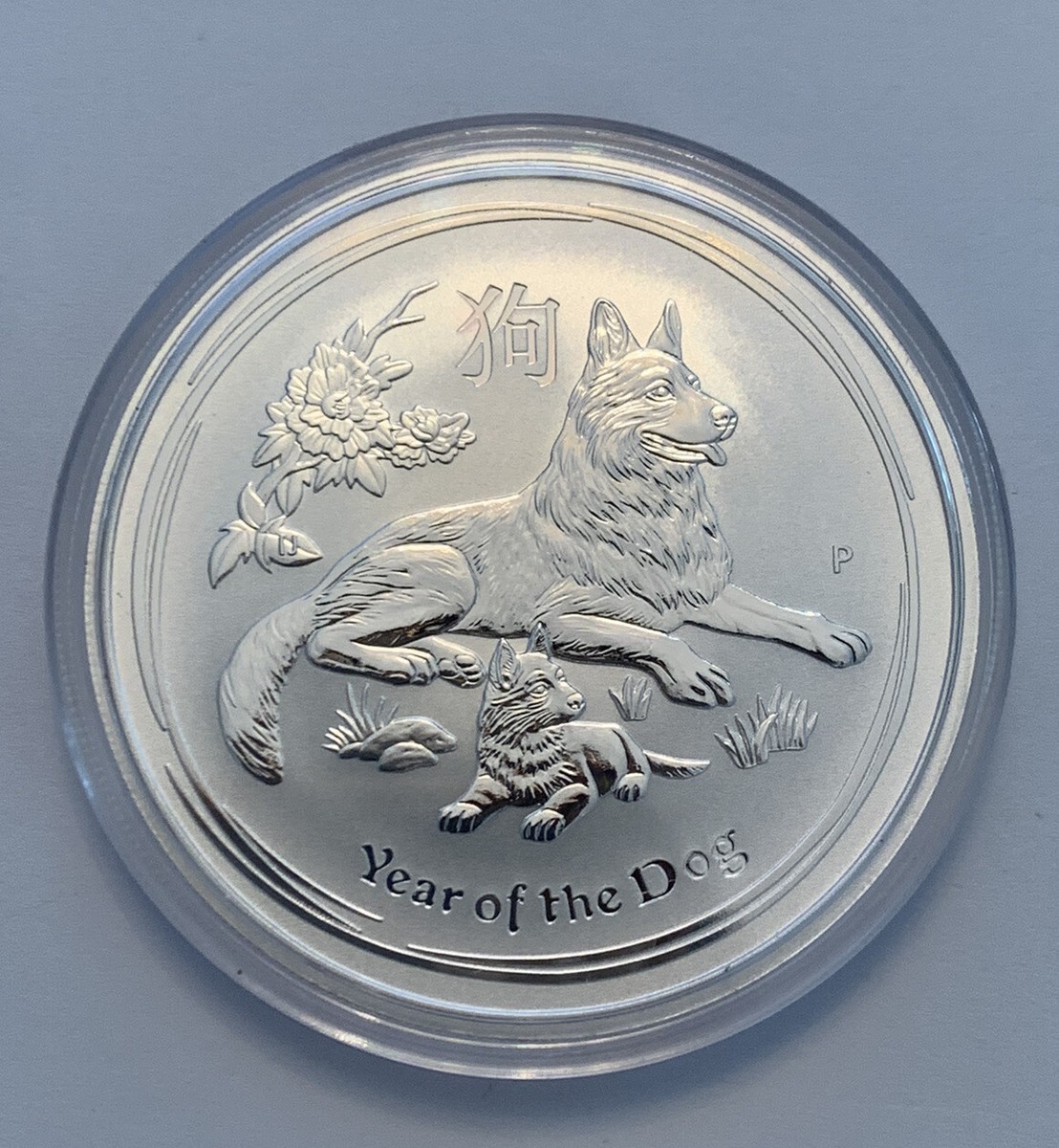 Australian LUNAR 銀貨　year of the dog 2018 2018 Year of the Dog 1oz Silver Proof Coin