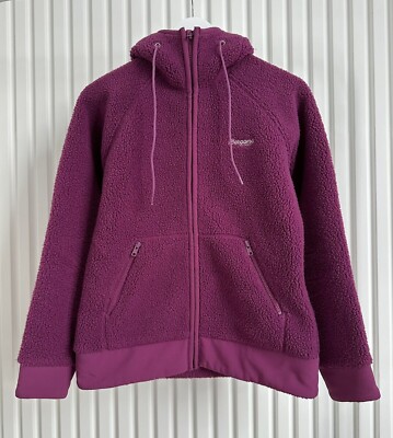 Bergan s of Norway Sherpa Jacket Coat Logo Women s Size S