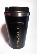 NESCAFE GOLD COFFEE 350ml THERMAL FLASK TUMBLER 6" Nestle Malaysia 2023 Black