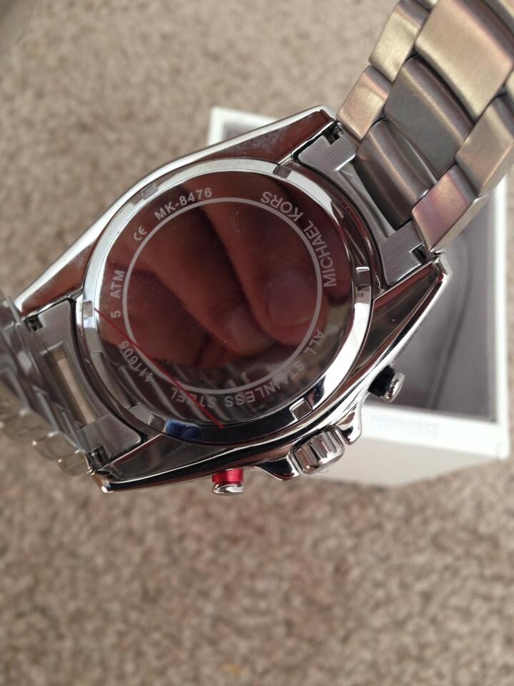 Michael Kors MK8476 Jetmaster Silver Stainless Steel Men's Michael Kors MK8476 Jetmaster Silver Stainless Steel Men's
