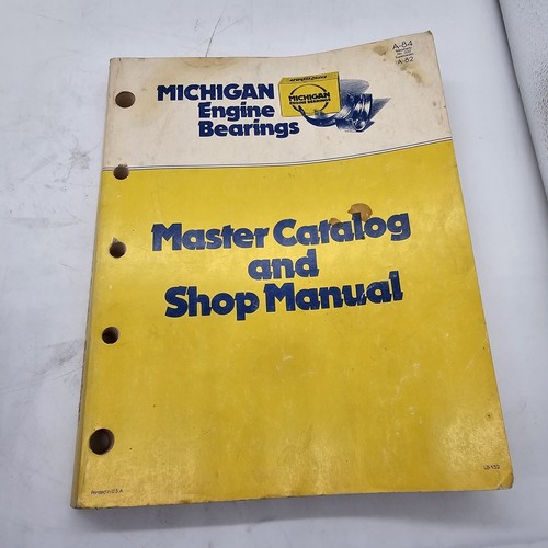 1984 Michigan Engine Bearings Master Catalog and shop Manual eBay
