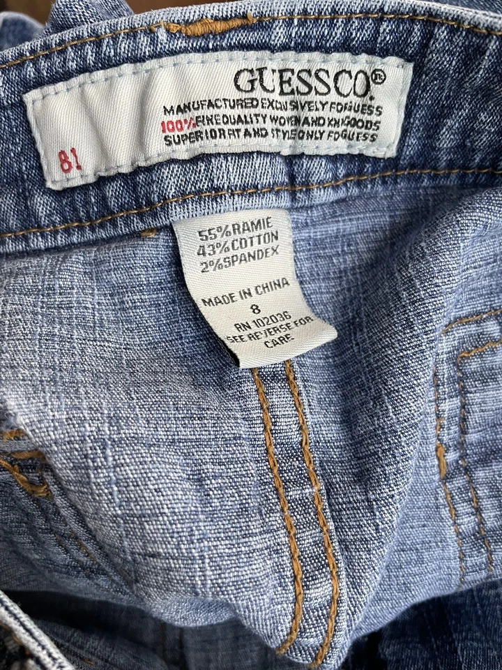 Falda vaquera Guess denim para niñas talla 8 Y2K vintage Foto 4 de 4