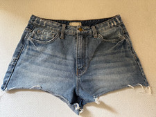 Alter'd State Cut Off Women's Jean Shorts Distressed Medium Raw Hem