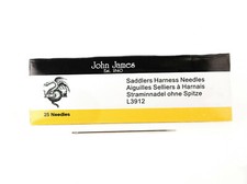 John James Saddlers Harness Needles Size 2/0 43936 25 Size 17 JJ Needles