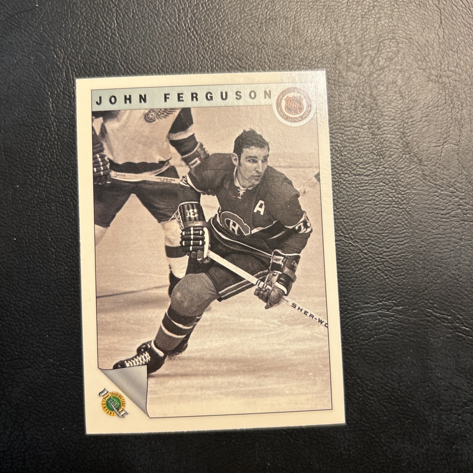 B15 1991/92  Ultimate Hockey Original Six 6 #9 John Ferguson, Canadians