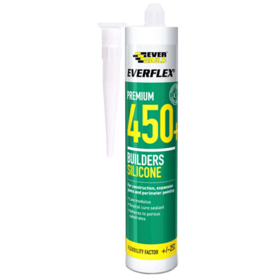 Everbuild Silikon 450 Premium Builders wetterfeste Gelenke Dichtmittel 300ml