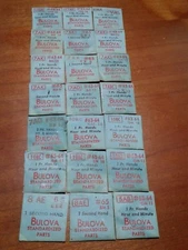 Lot Of Bulova Standardized Parts(hours,minutes,seconds hands)20unopened&38opened