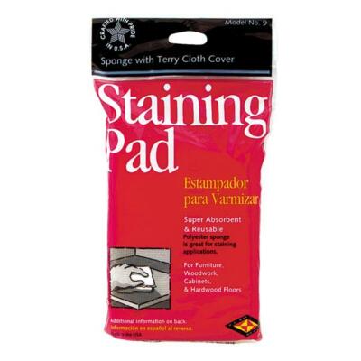 (3)-Trimaco SuperTuff 4-3/4 In. x 3-3/4 In. Staining Pad W/Cloth Cover 10101