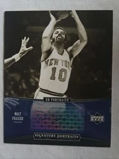 Walt Frazier Auto 2005 Upper Deck Signature Portraits 8x10 Auto #SP-WF
