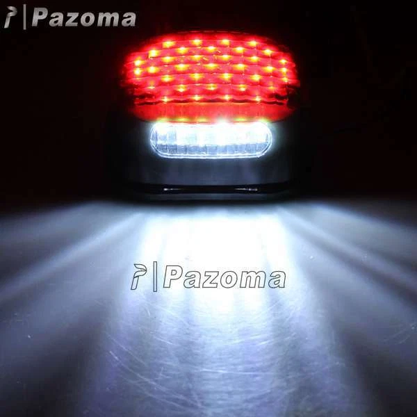 Luz trasera de freno LED para Harley Dyna FXD Touring Street Electra Glide Road King Foto 2 de 4