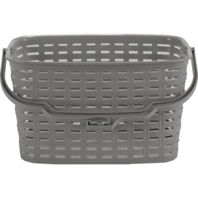 BigBuy Home ablagekorb 4,5 Liter 12,8 x 23,5 x 15,5 cm grau