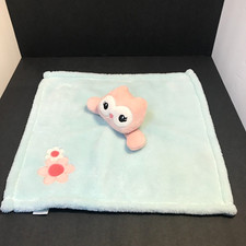 Baby Gear Pink Owl Lovey Aqua Blue Pink Flowers