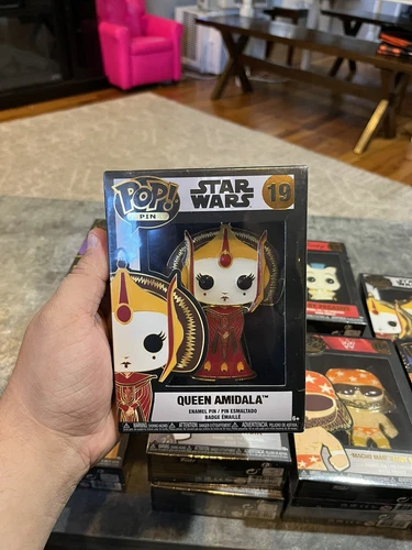 New Funko POP Pin Star Wars Queen Amidala #19 Enamel Pin Sealed